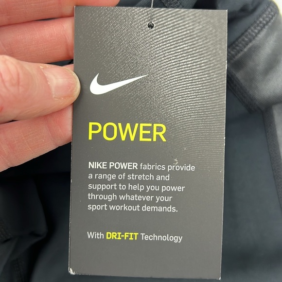 NWT Nike Power two tone cropped tights leggings - Picture 6 of 12